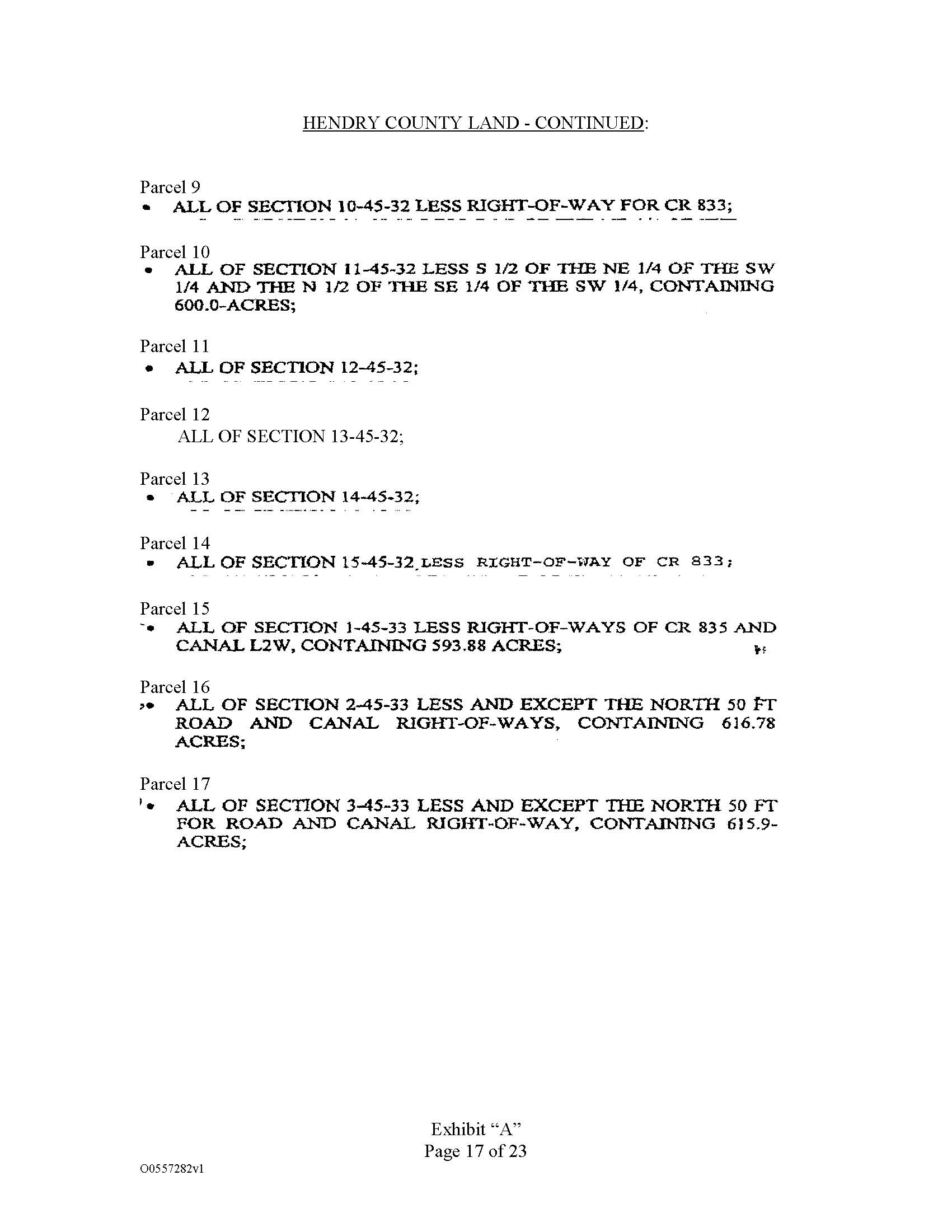 Page 17 of Exhibit A Legal Description of Collateral